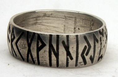 Runenring Futhark 1 Standard 21 mm